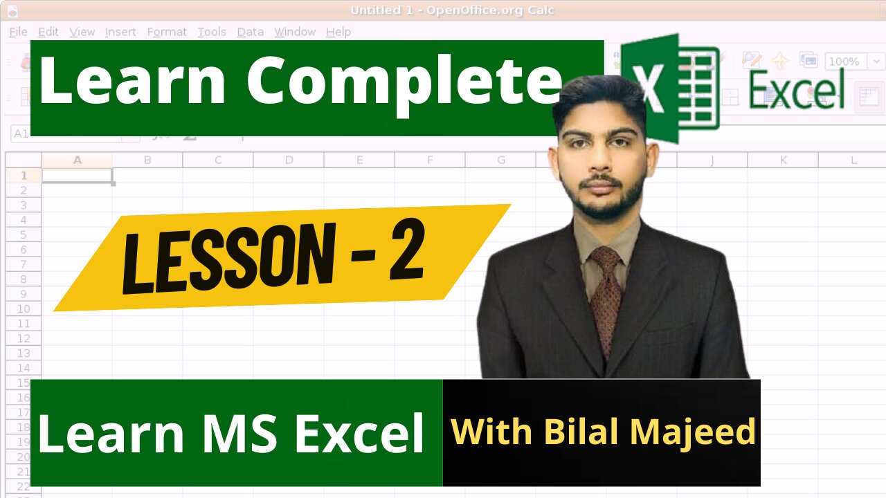 Microsoft Excel Course #class 2 Learn MS Excel Complete Practical #excel #microsoft #exceltips