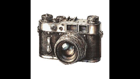 CLASSIC CAMERA Cross Stitch Pattern by Welovit Cross Stitch | welovit.net | #welovit #crossstitch