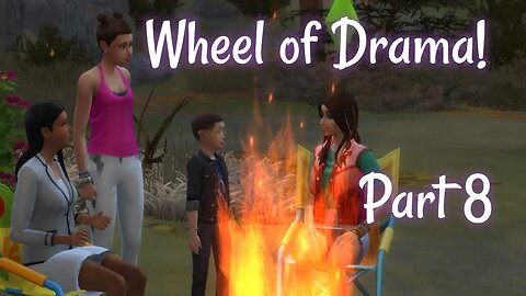Late Night Sims 4 Chaos! Wheel of Drama Llama! Part 8