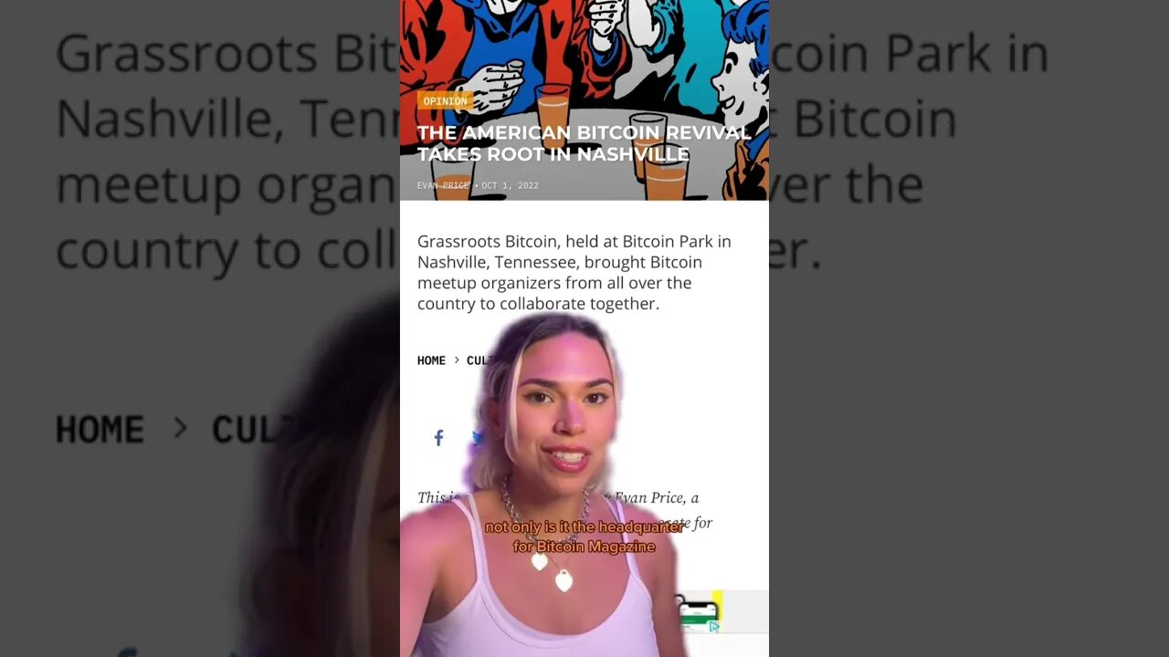 The BEST U.S Cities to Live as a Bitcoiner: Nashville ☀️ #shorts #bitcoin #crypto