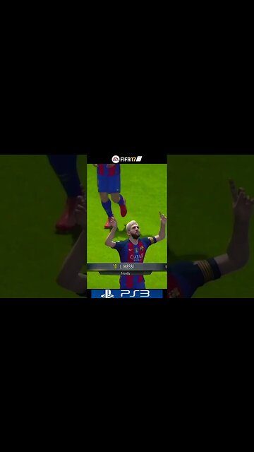 Lionel Messi Goal & Celebration - FIFA 17 PS3 #short