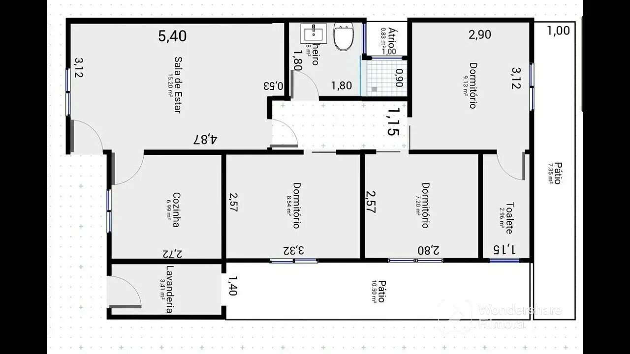planta baixa de casa inspiração pra quem vai construir