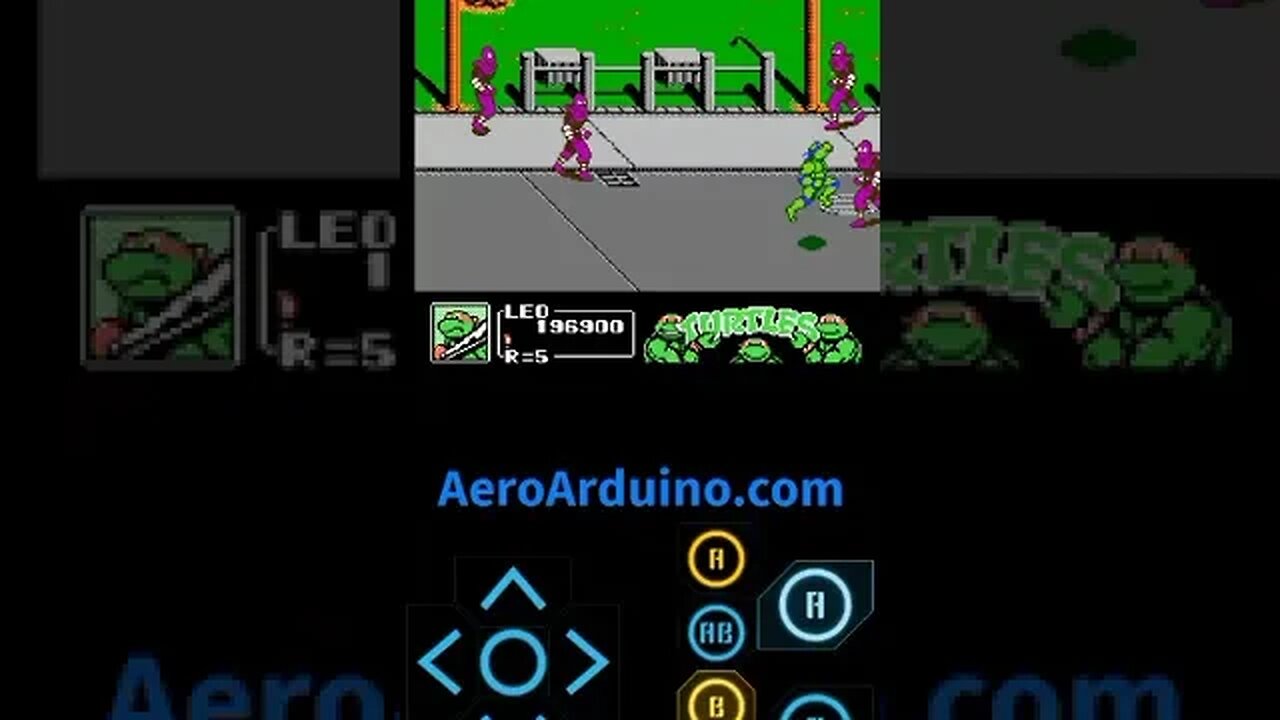 How to Play Teenage Mutant Ninja Turtles III Manhattan Project NES on Android Phone - Scene 3 & 4