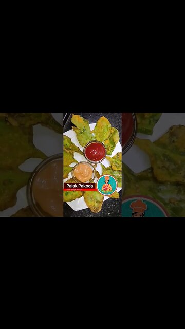 Palak Pakoda #shorts #recipe #food #streetfood #crispy
