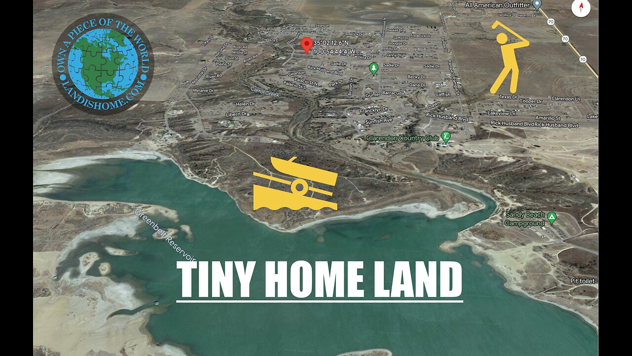 3 Lake Community Lots, Howardwick, Texas – .52 Acres