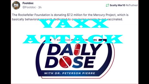ROCKEFELLER FOUNDATION FUNDS PRO VAXX MERCURY PROJECT $7.2 MN~!