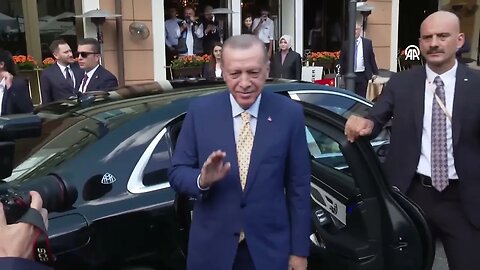 President Erdogan in Lithuania for NATO Summit