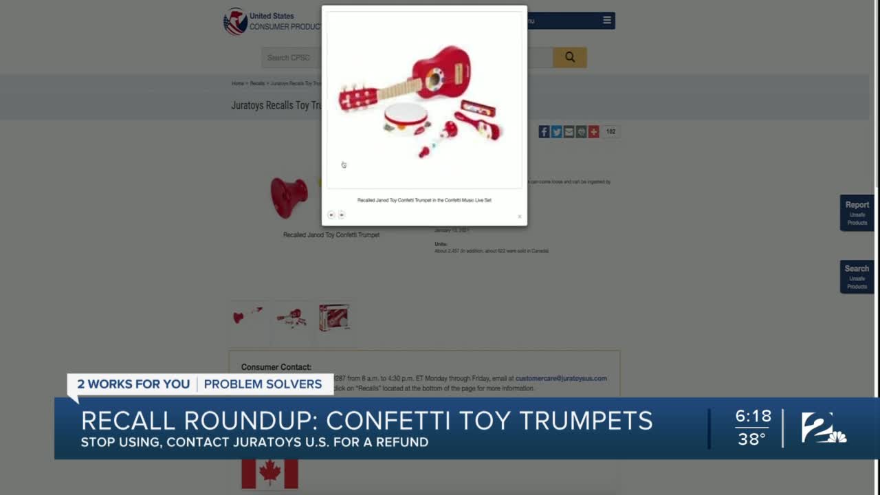 Recall Roundup: Products that could hurt your kids