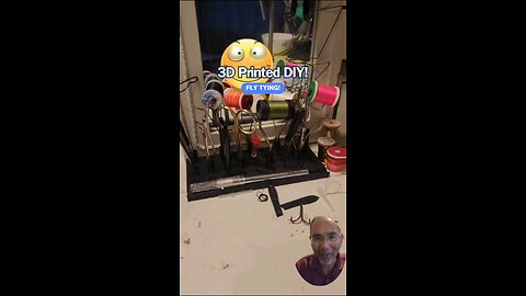 3D Printed Fly Tying Tool Holder!