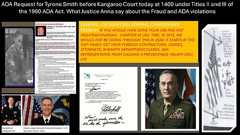 DOD ARE YOU GOING TO LET IOWA COURTS COMMIT A FELONY IN KANGAROO COURT TODAY OR NOT? LEAD THE WAY!