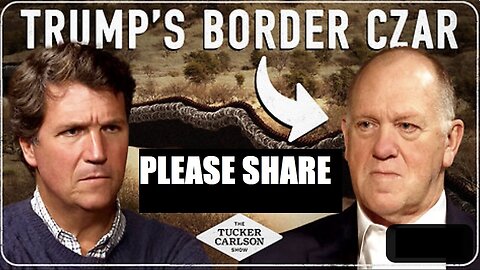 TUCKER W/ Tom Homan’s Plan 2 Destroy Cartel Empire, End Child Trafficking,& Secure Border 4 Good