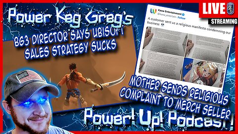 BG3 Director Slams Ubisoft , Mother Sends Religious Complaint to Merch Seller | Power!Up!Podcast!