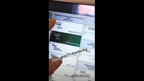 Voting machines are preventing you to select Donald Trump as your president.