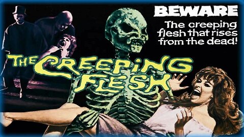 THE CREEPING FLESH 1973 Fossil Remains of a Strange Evil Being Come to Life FULL MOVIE HD & W/S