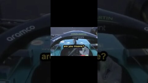 Vettel's engineer asks him to release the steering wheel...are you insane? I will not do it #shorts