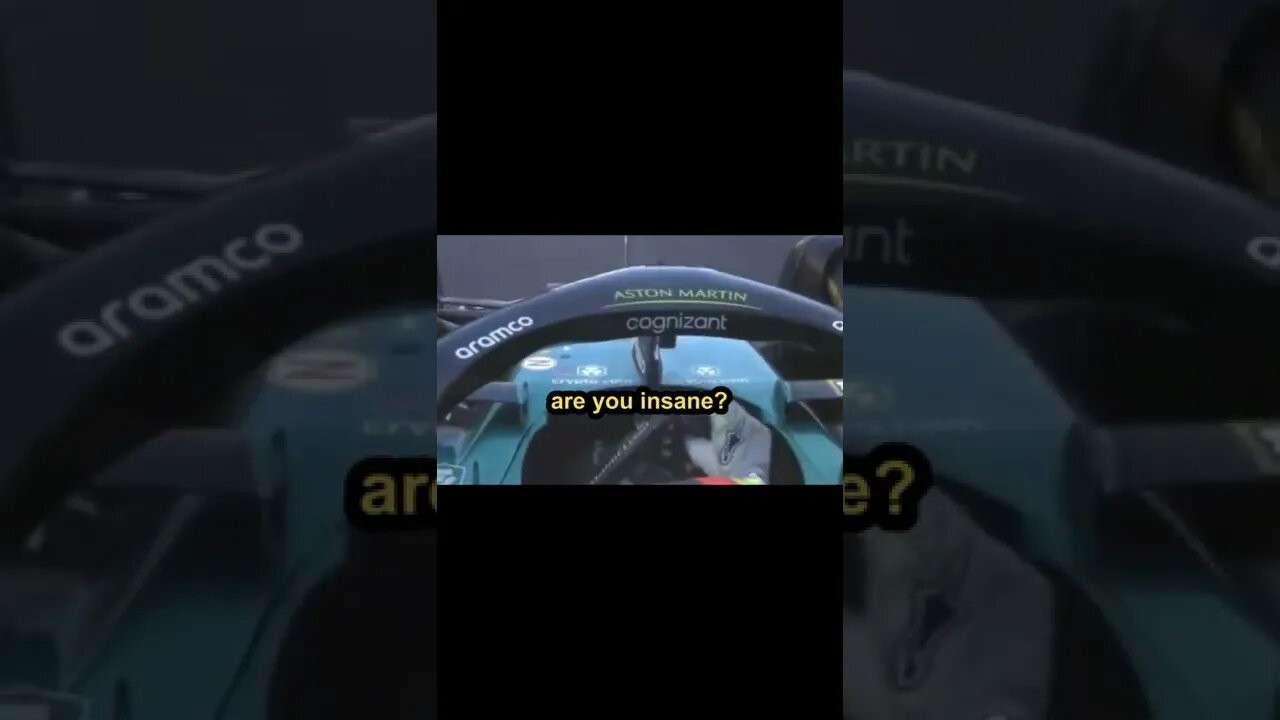 Vettel's engineer asks him to release the steering wheel...are you insane? I will not do it #shorts