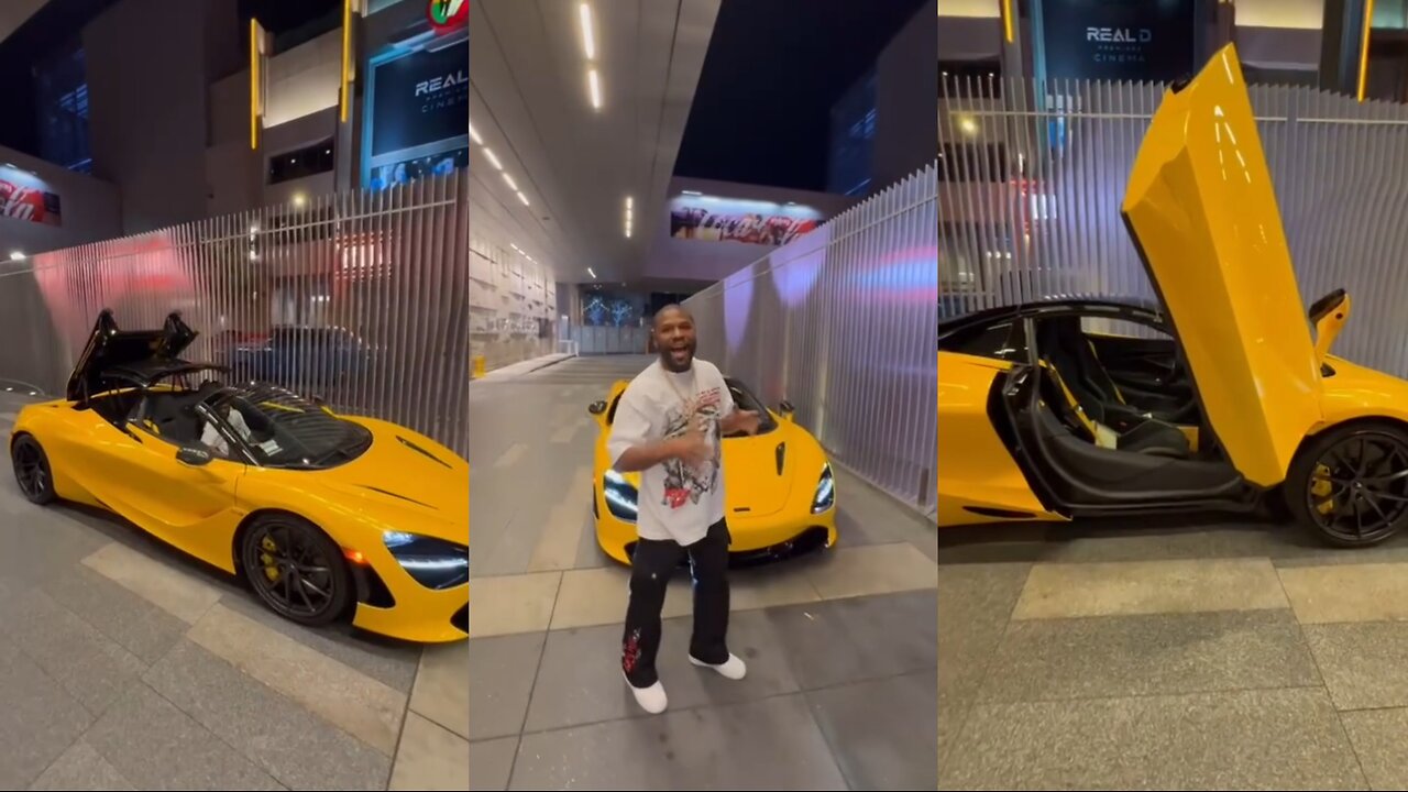 Floyd Mayweather Reveals His Luxury McLaren: Pure Elegance on Wheels!