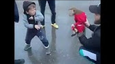 Watch The Funniest Person Hasbulla Funny Reactions Boxing with monkey Hilarious Funniest Videos 2023