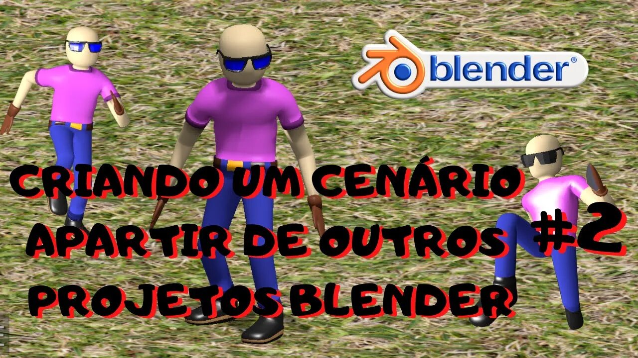 BGE PARA GAMES - MIXAMO MAIS BLENDER - CRIANDO UM CENÁRIO