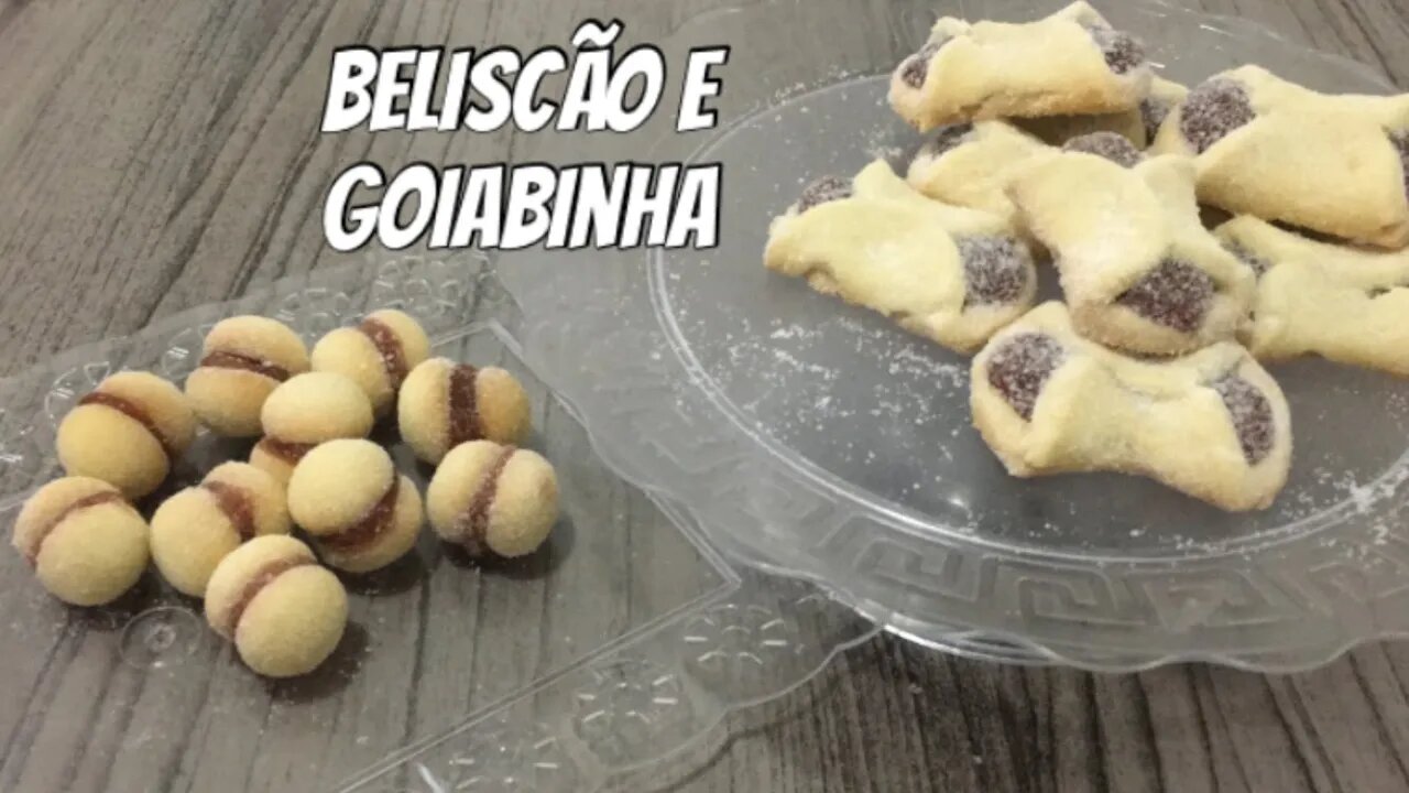 Curso de Biscoitos Aula 03 - Beliscão e Goiabinha, os Biscoitinhos Clássicos da Vovó- 4 ingredientes