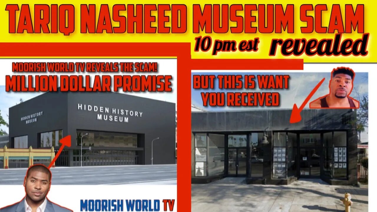 Million Dollar Museum Scam Revealed/If you donated 2 Tariq Nasheed Museum this will break ur heart!