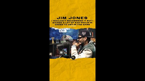 #jimjones I 🖊️ a lot of bad deals to get in the 🎮. 🎥 @breakfastclubam