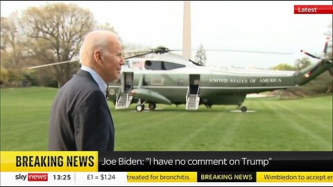 Biden Is Silent On Trump Indictment