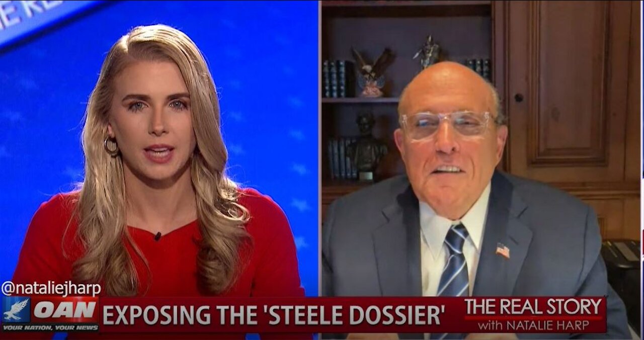 The Real Story - OAN Schiff Spins Dossier with Rudy Giuliani