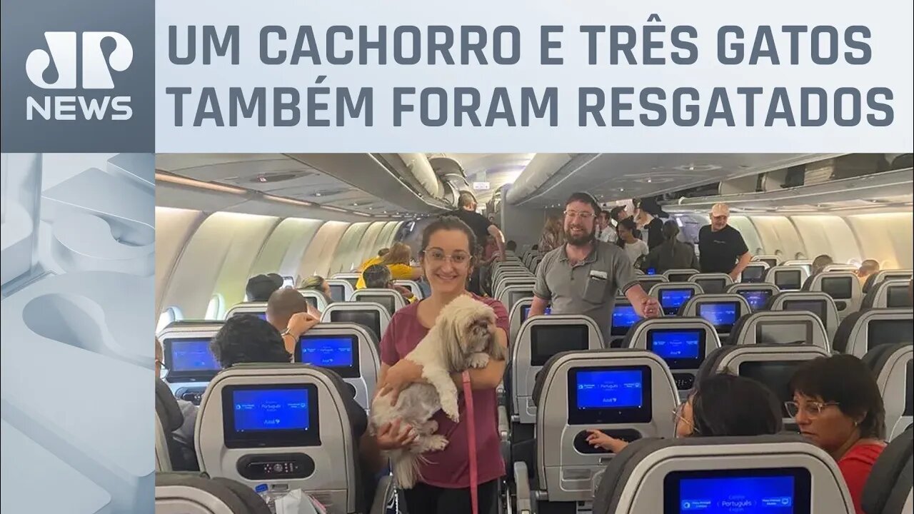 Segundo voo com mais de 200 brasileiros chega ao Rio de Janeiro