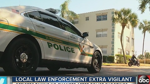 St. Pete Police says fellow officers vigilant