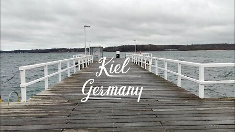 Kiellinie in Winter. Kiel, Germany.