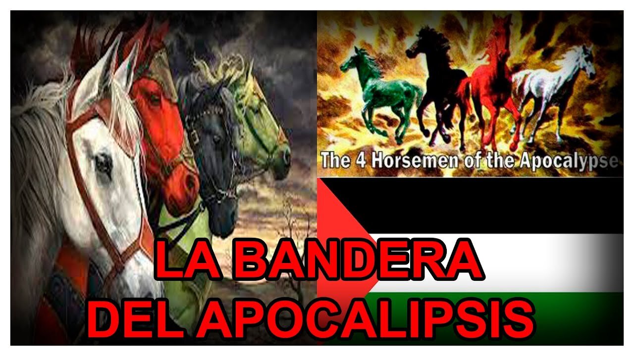 LA STRANA COINCIDENZA PROFETICA DEI COLORI DELLA BANDIERA PALESTINESE CON I CAVALLI DELL'APOCALISSE E CON IL CONFLITTO IN MEDIO ORIENTE DELL'OTTOBRE 2023 PREVISTA DA THE ECONOMIST NEL 2012 E NEL 2019