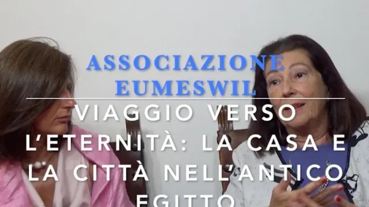 Viaggio verso l’eternità: la casa e la città nell’antico Egitto. Con Maria Cristina Guidotti