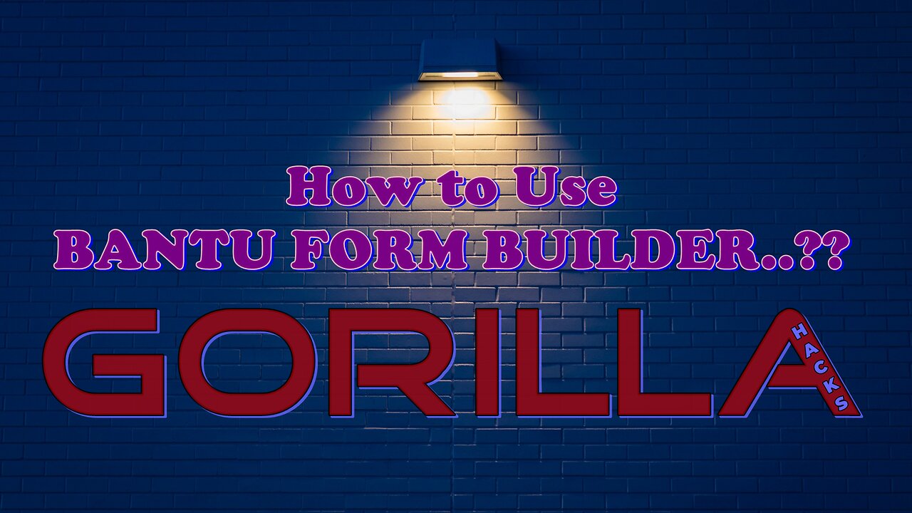 How to Use BFB ::: Muntu Na Bantu ::: GORILLA HACKS