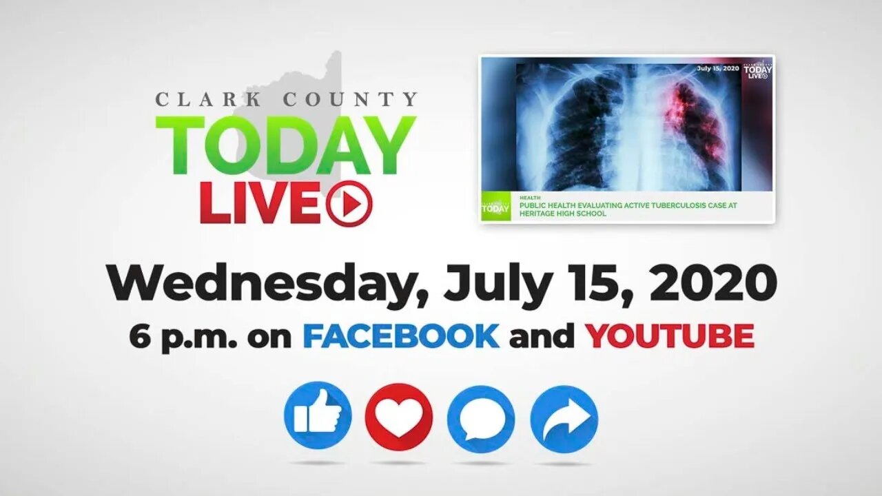 WATCH: Clark County TODAY LIVE • Wednesday, July 15, 2020