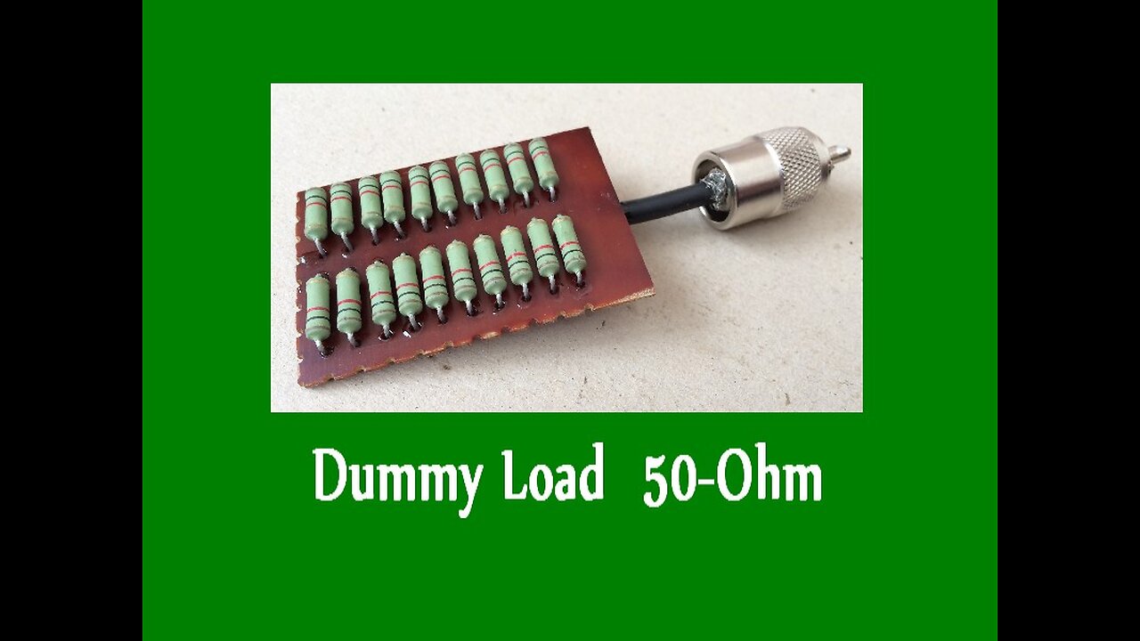 50Ohm Dummy Load für CB Funkgeräte selber bauen