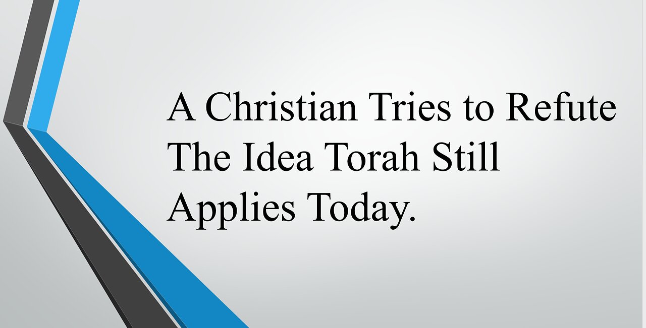 (Episiode 10) A Christian Tries to Refute Following Torah (R.L. Solberg explains Phil 3:1-10)