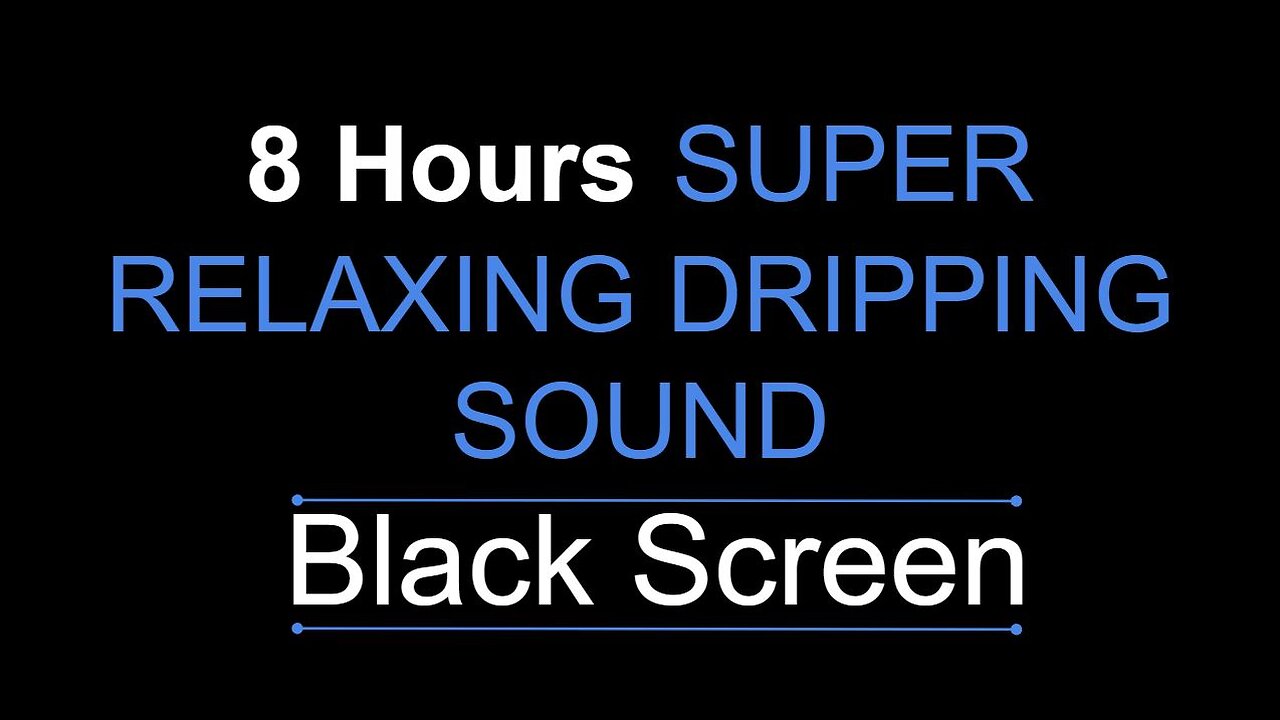 Strong rain sounds | Dripping is super relaxing, Fall asleep fast! | 8 Hours BLACK SCREEN