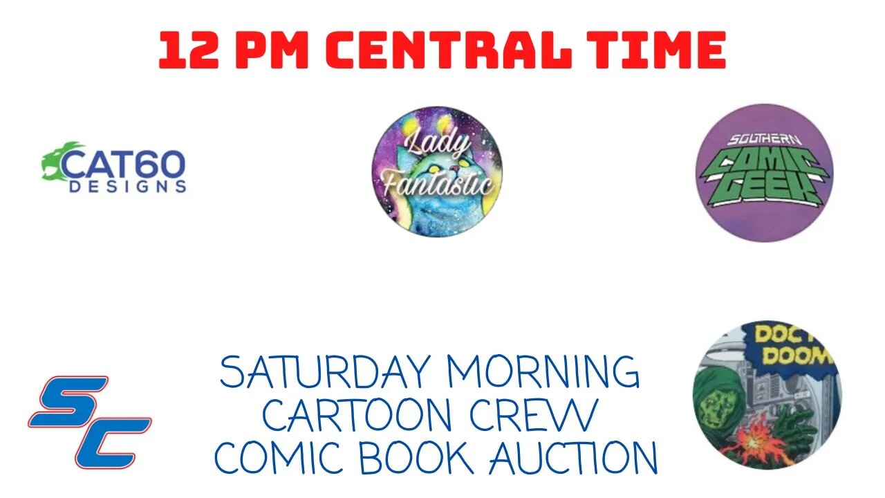 SATURDAY MORNING CARTOON CREW COMIC BOOK AUCTION ON THE CHEAP $$