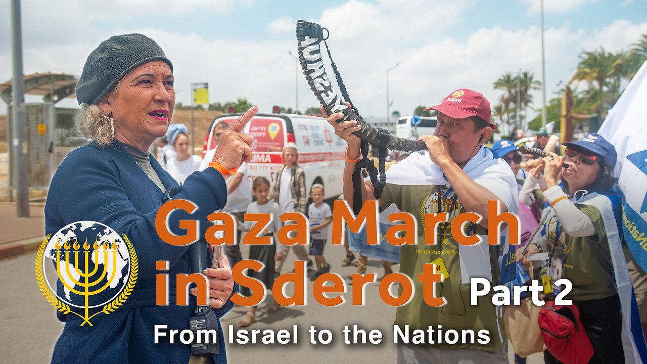 Gaza March in Sderot Part 2 | Dr. Dominiquae Bierman