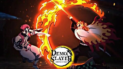 Kyojuro Rengoku VS Akaza - A Vingança | Batalhas de Demon Slayer (kimetsu No Yaiba, Mugen)