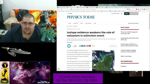 Science News Roundup for May 8th 2022, Ep 0093