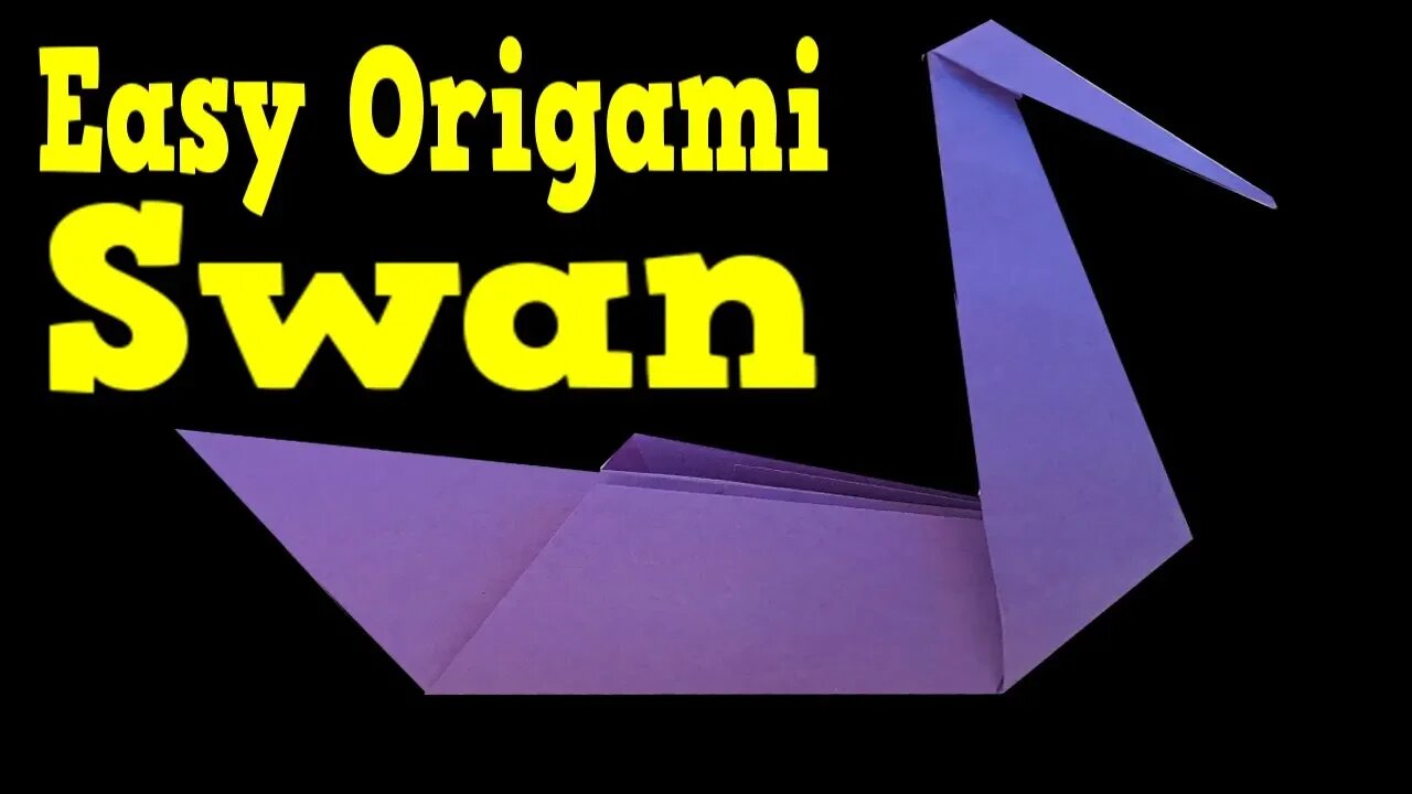 Easy Origami Swan