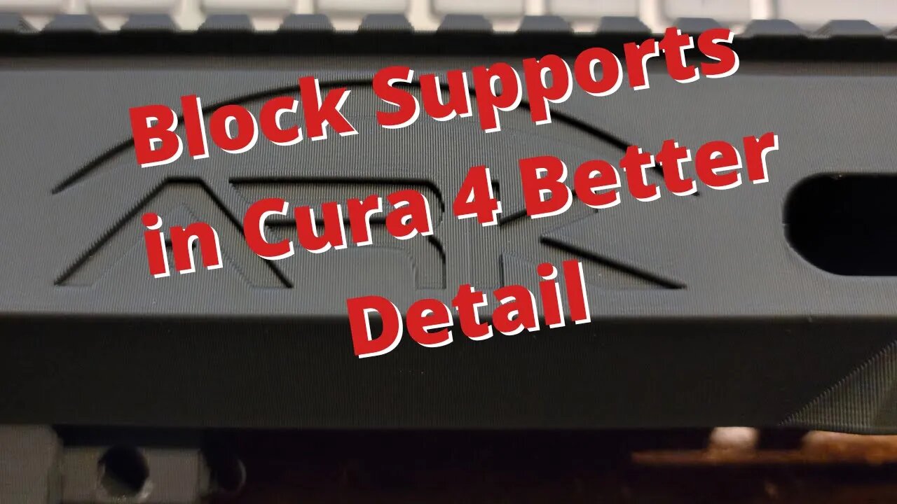 Block Cura Supports 4 Best Detail!!!