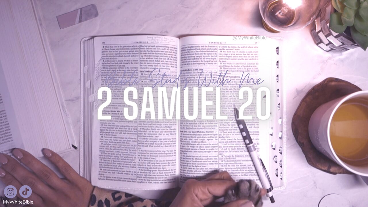 Bible Study Lessons | Bible Study 2 Samuel Chapter 20 | Study the Bible With Me