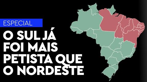 O Sul já foi mais petista que o Nordeste