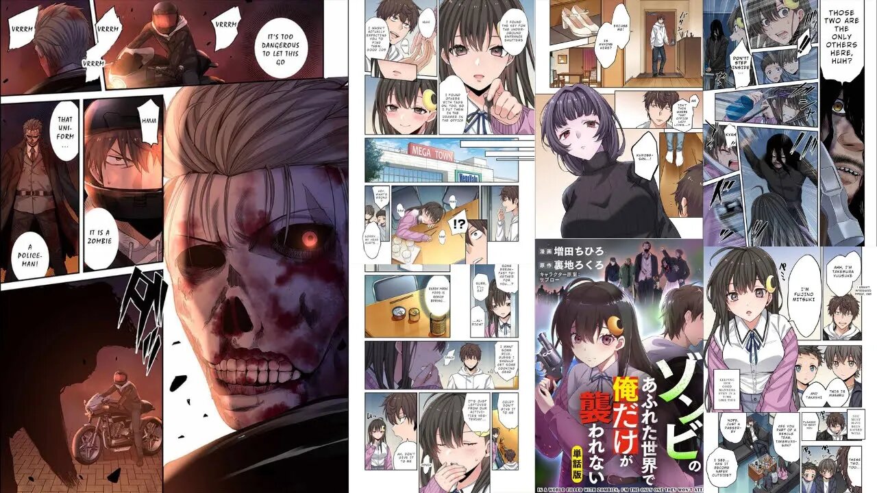 Zombie No Afureta Sekai Ore Dake Ga Osowarenai chapter 1-10 reaction #manga #newmanga #actionmanga