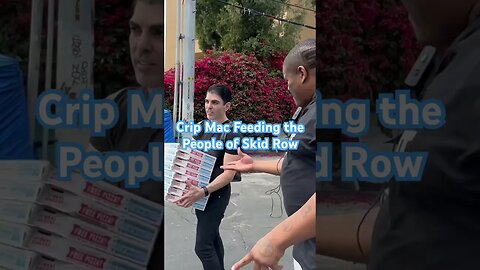 Crip Mac Feeding All the Good Homeless People of Skid Row #nojumper #adam22 #wack100 #itzmilktv