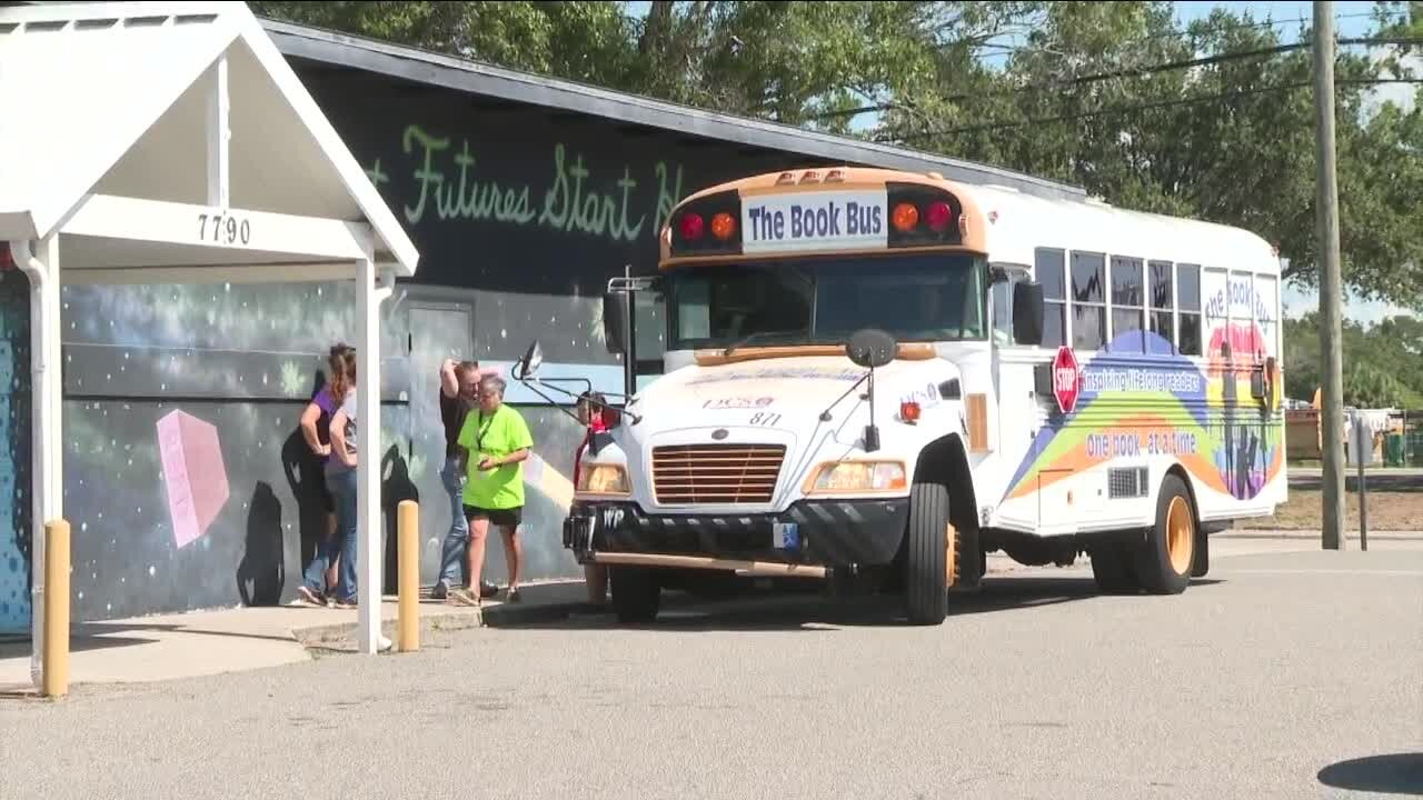 Summer Book Bus delivers thousands of free books across Pinellas County