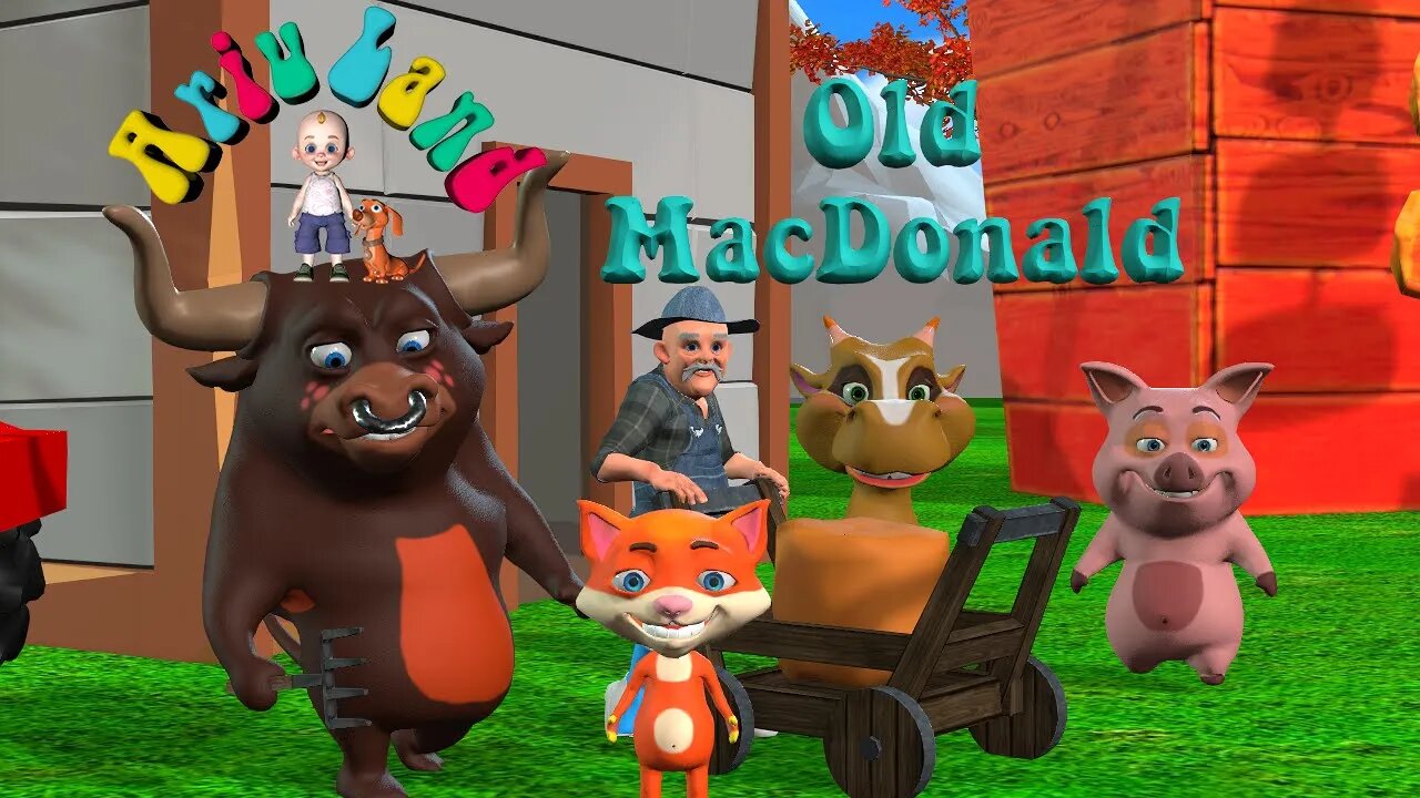 Old MacDonald Had a Farm | Ariu Land Nursery Rhymes & Kids Songs